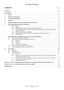 ISO 13506-2:2024 - Protective clothing against heat and flame — Part 2: Skin burn injury prediction — Calculation requirements and test cases
Released:12. 06. 2024 - Page 3 preview