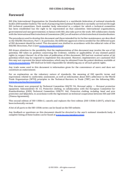 ISO 13506-2:2024 - Protective clothing against heat and flame — Part 2: Skin burn injury prediction — Calculation requirements and test cases
Released:12. 06. 2024 - Page 4 preview