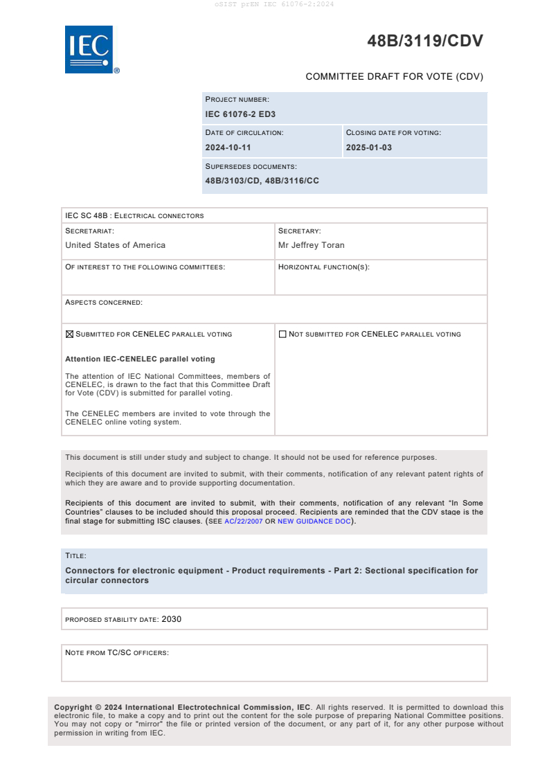 prEN IEC 61076-2:2024