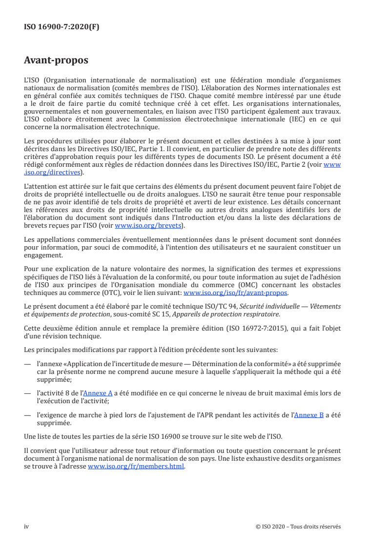 ISO 16900-7:2020 ISO 16900-7:2020 - Appareils de protection respiratoire — Méthodes d'essai et équipement d'essai — Partie 7: Essai de performance pratique
Released:5/7/2020 - Page 4 preview