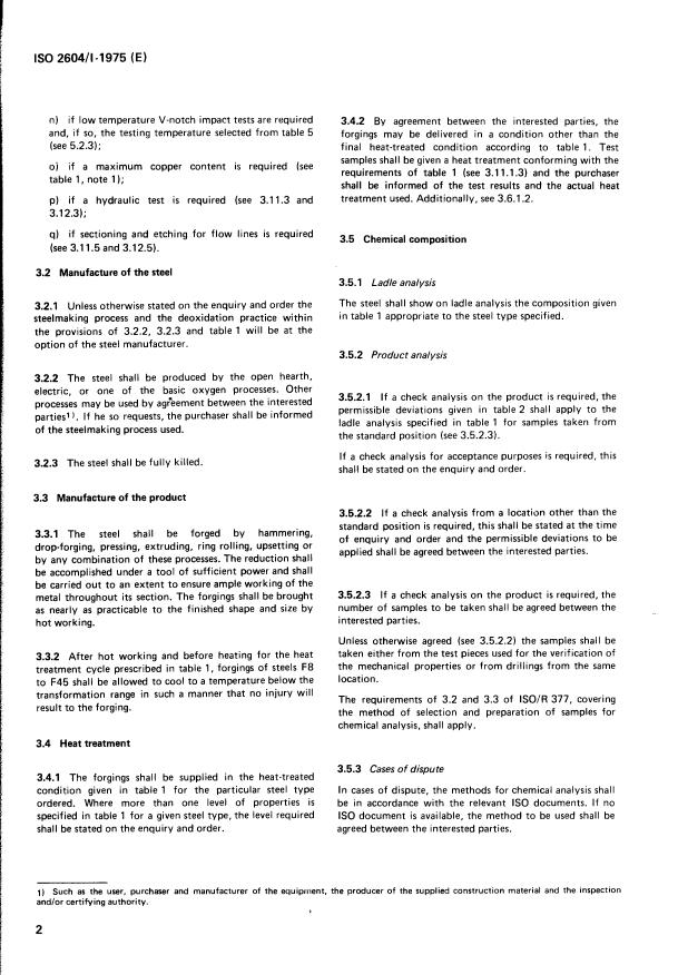 ISO 2604-1:1975 ISO 2604-1:1975 - Steel products for pressure purposes -- Quality requirements - Page 4 preview