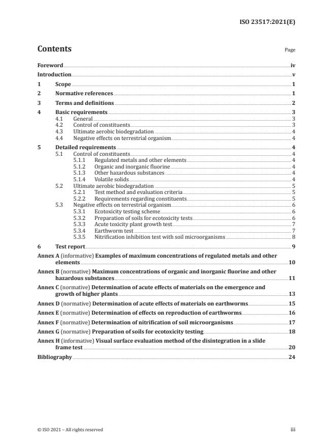 ISO 23517:2021 - Plastics -- Soil biodegradable materials for mulch films for use in agriculture and horticulture -- Requirements and test methods regarding biodegradation, ecotoxicity and control of constituents