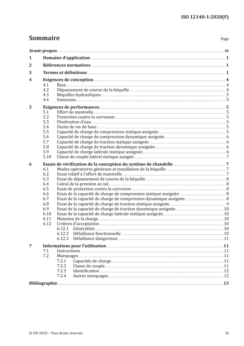 ISO 12140-1:2020 ISO 12140-1:2020 - Remorques agricoles et matériel traîné — Béquilles d'attelage — Partie 1: Sécurité par conception, méthode d'essai et critères d'acceptation
Released:9/7/2020