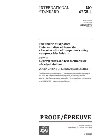 ISO 6358-1:2013/Amd 1:2020 - Effective conductance