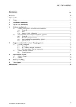 ISO 7176-31:2023 - Wheelchairs — Part 31: Lithium-ion battery systems and chargers for powered wheelchairs — Requirements and test methods
Released:12. 05. 2023 - Page 3 preview