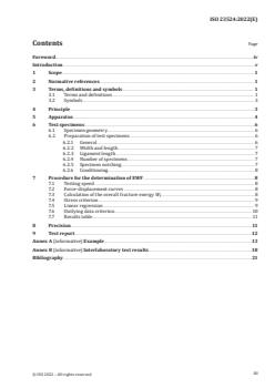 ISO 23524:2022 - Plastics — Determination of fracture toughness of films and thin sheets — Essential work of fracture (EWF) method
Released:10. 10. 2022 - Page 3 preview