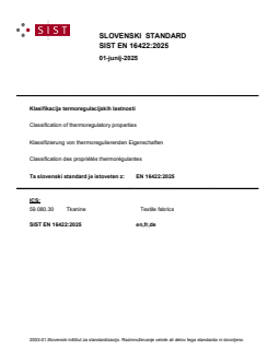 SIST EN 16422:2025 SIST EN 16422:2025 - Page 1 preview