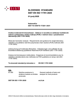 EN ISO 11781:2025 EN ISO 11781:2025 - Page 1 preview