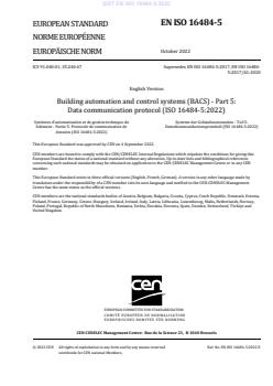 SIST EN ISO 16484-5:2022 - Page 3 preview