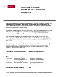 SIST EN IEC 60512-99-003:2024 - BARVE - Page 1 preview
