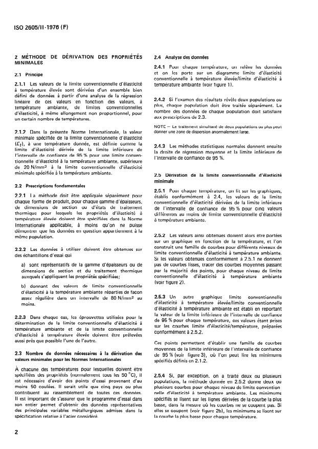 ISO 2605-2:1976 ISO 2605-2:1976 - Produits en acier pour récipients a pression Dérivation et vérification des valeurs a température élevée - Page 4 preview