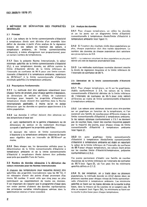 ISO 2605-2:1976 ISO 2605-2:1976 - Produits en acier pour récipients a pression Dérivation et vérification des valeurs a température élevée - Page 4 preview