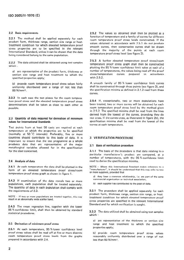 ISO 2605-2:1976 ISO 2605-2:1976 - Steel products for pressure purposes -- Derivation and verification of elevated temperature properties - Page 4 preview