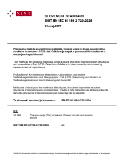 SIST EN IEC 61189-2-720:2025 - BARVE - Page 1 preview