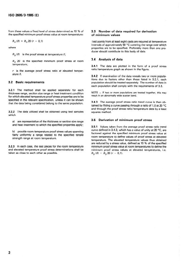 ISO 2605-3:1985 ISO 2605-3:1985 - Steel products for pressure purposes -- Derivation and verification of elevated temperature properties - Page 4 preview