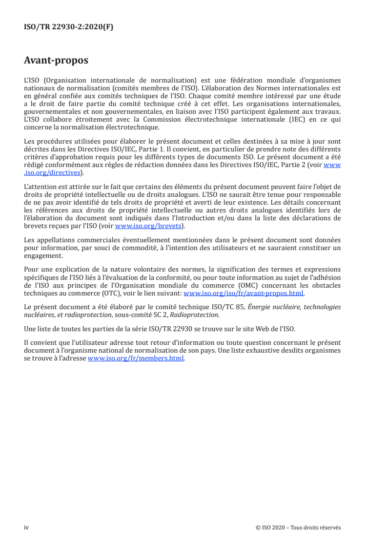 ISO/TR 22930-2:2020 ISO/TR 22930-2:2020 - Évaluation des performances des dispositifs de surveillance de l'air en continu — Partie 2: Dispositifs de surveillance de l’air basés sur des techniques d’échantillonnage par circulation sans accumulation
Released:9/16/2020 - Page 4 preview