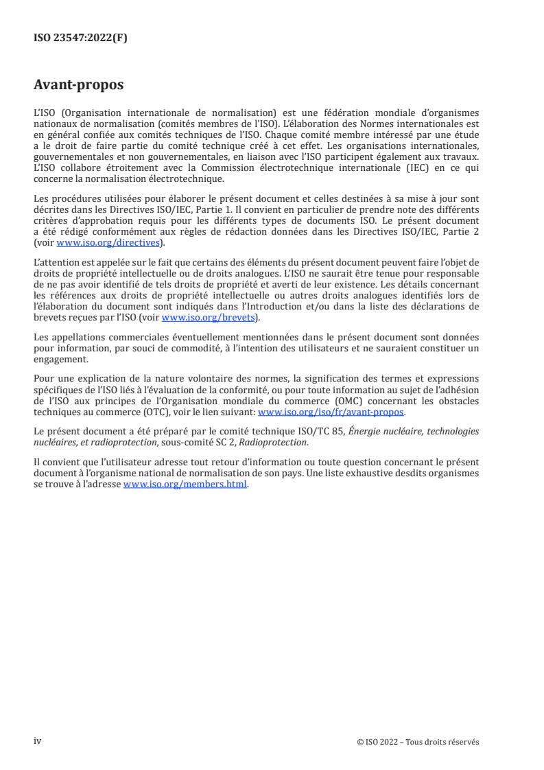 ISO 23547:2022 ISO 23547:2022 - Measurement of radioactivity — Gamma emitting radionuclides — Reference measurement standard specifications for the calibration of gamma-ray spectrometers
Released:5/25/2022 - Page 4 preview
