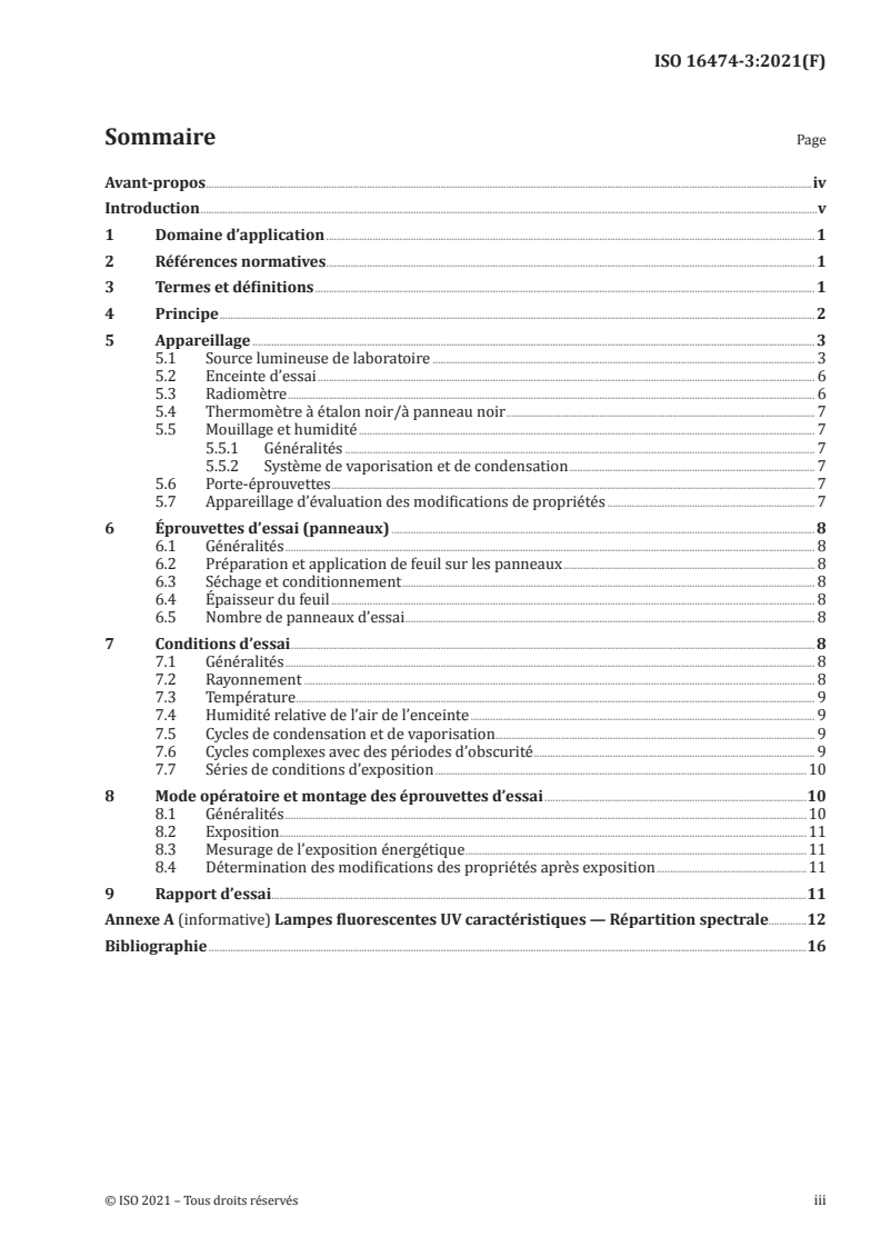 ISO 16474-3:2021 - Peintures et vernis — Méthodes d'exposition à des sources lumineuses de laboratoire — Partie 3: Lampes fluorescentes UV
Released:1/8/2021