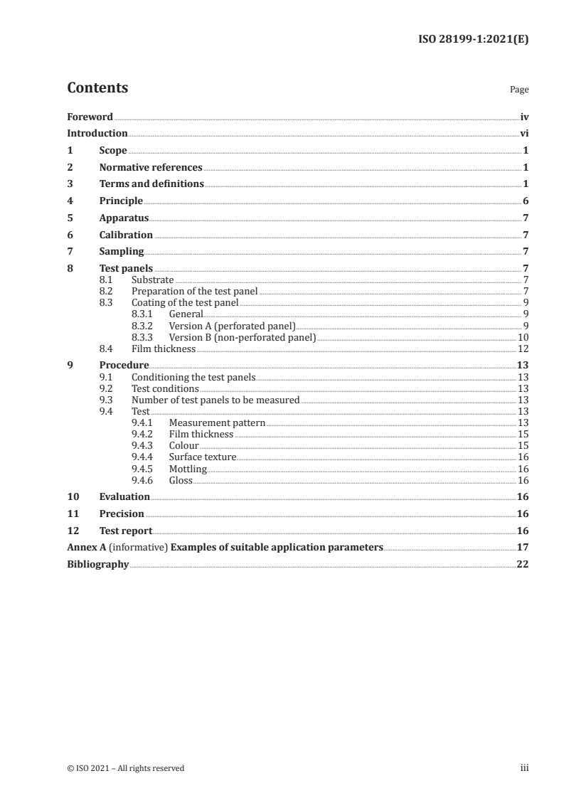 ISO 28199-1:2021 - Paints and varnishes — Evaluation of properties of coating systems related to the spray application process — Part 1: Vocabulary and preparation of test panels
Released:3/25/2021