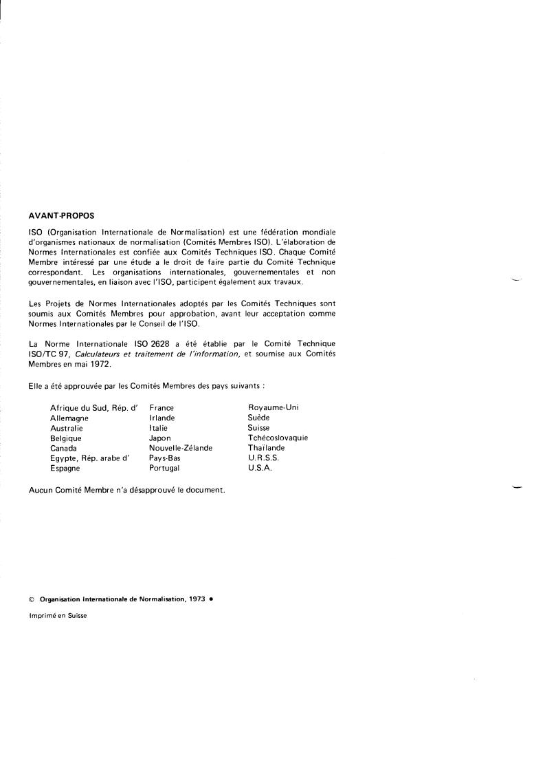 ISO 2628:1973 ISO 2628:1973 - Basic mode control procedures — Complements
Released:6/1/1973 - Page 2 preview
