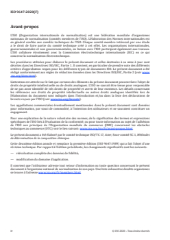 ISO 9647:2020 - Aciers — Détermination des teneurs en vanadium — Méthode par spectrométrie d'absorption atomique dans la flamme (SAAF)
Released:2/7/2020 - Page 4 preview