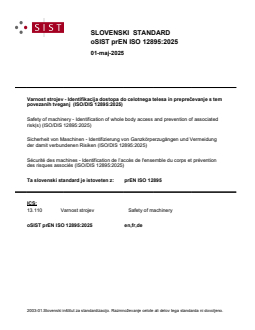 prEN ISO 12895:2025 - Page 1 preview