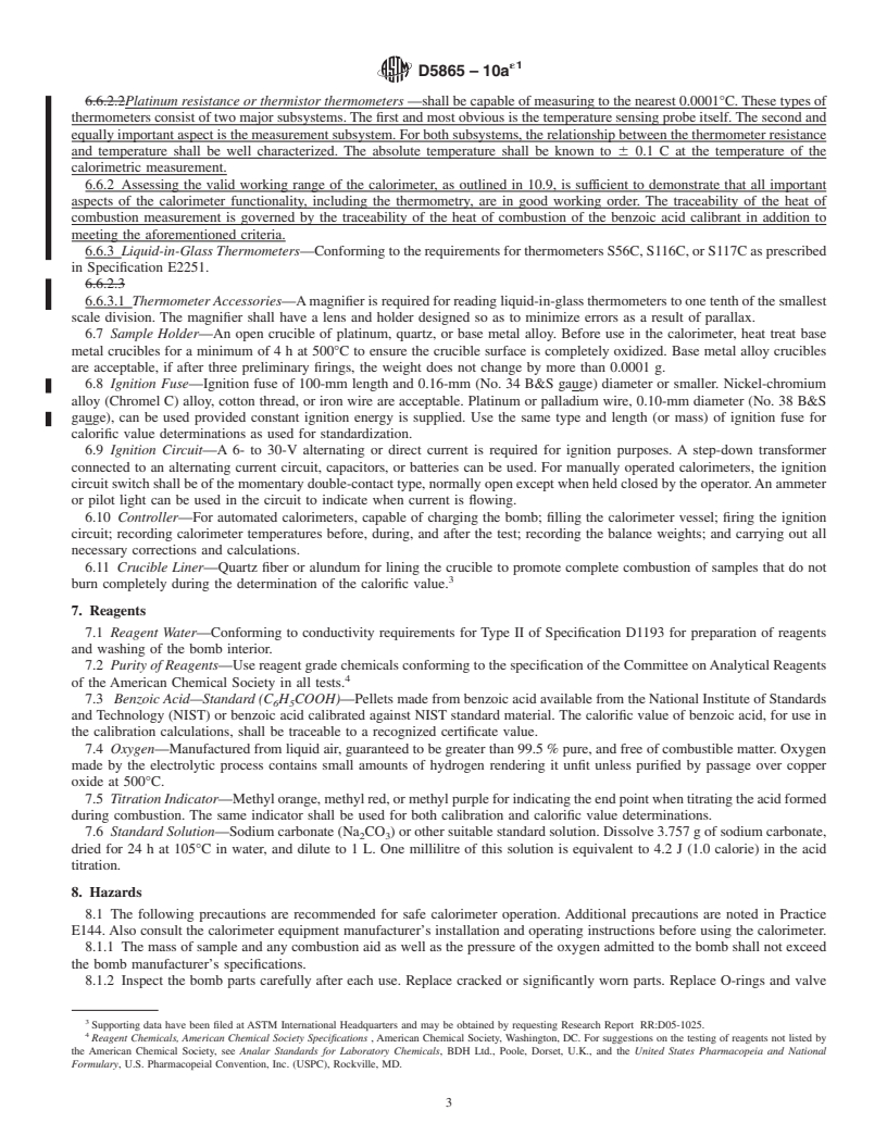 REDLINE ASTM D5865-10ae1 - Standard Test Method for  Gross Calorific Value of Coal and Coke