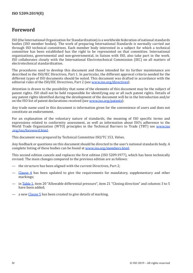 ISO 5209:2019 ISO 5209:2019 - General purpose industrial valves -- Marking - Page 4 preview