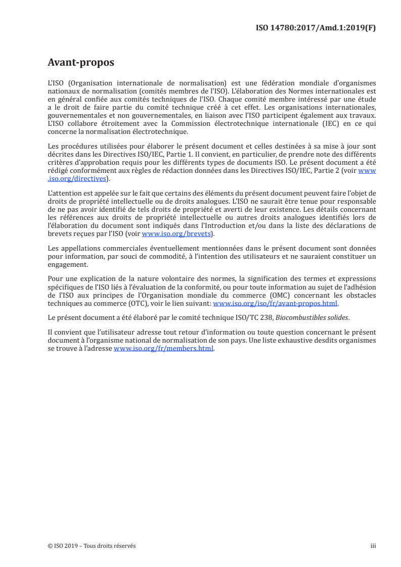 ISO 14780:2017/Amd 1:2019 - Biocombustibles solides — Préparation des échantillons — Amendement 1
Released:9/9/2019