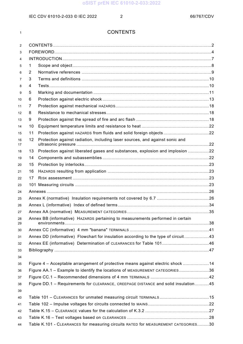 FprEN IEC 61010-2-033:2023 prEN IEC 61010-2-033:2022 - BARVE - Page 4 preview