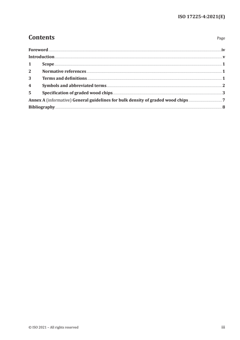 ISO 17225-4:2021 - Solid biofuels — Fuel specifications and classes — Part 4: Graded wood chips
Released:2/19/2021
