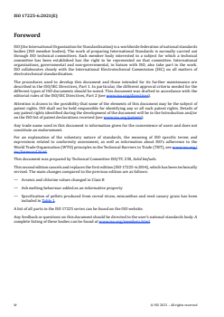 ISO 17225-6:2021 - Solid biofuels — Fuel specifications and classes — Part 6: Graded non-woody pellets
Released:7/5/2021 - Page 4 preview