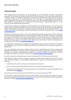 ISO 17225-6:2021 - Biocombustibles solides — Classes et spécifications des combustibles — Partie 6: Classes de granulés d'origine agricole
Released:7/5/2021 - Page 4 preview