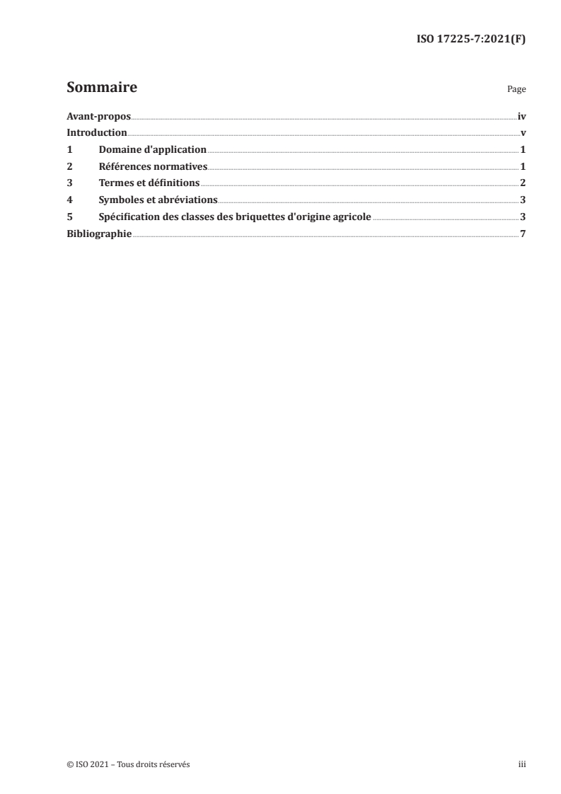 ISO 17225-7:2021 ISO 17225-7:2021 - Biocombustibles solides — Classes et spécifications des combustibles — Partie 7: Classes de briquettes d'origine agricole
Released:7/5/2021