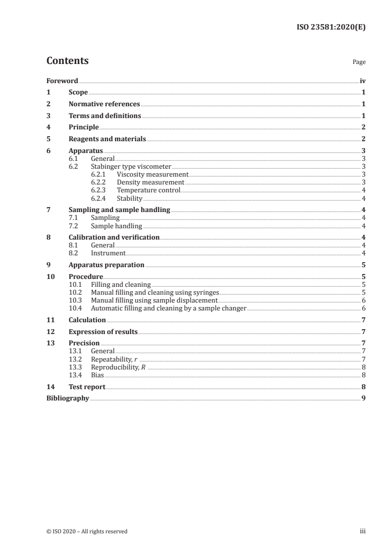 ISO 23581:2020 - Petroleum products and related products — Determination of kinematic viscosity — Method by Stabinger type viscometer
Released:7/17/2020