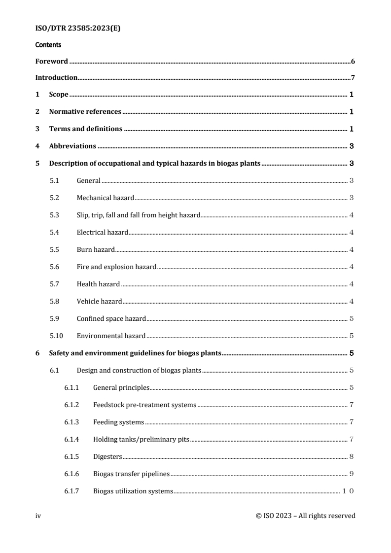 ISO/DTR 23585 REDLINE ISO/DTR 23585 - Safety and environment information for biogas plants, biogas transportation and biogas use
Released:3/8/2023 - Page 4 preview