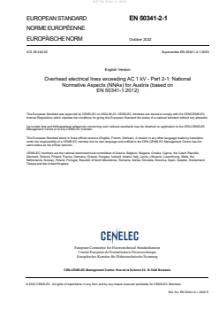 EN 50341-2-1:2023 - BARVE - Page 3 preview