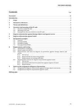 ISO 20653:2023 - Road vehicles — Degrees of protection (IP code) — Protection of electrical equipment against foreign objects, water and access
Released:30. 08. 2023 - Page 3 preview