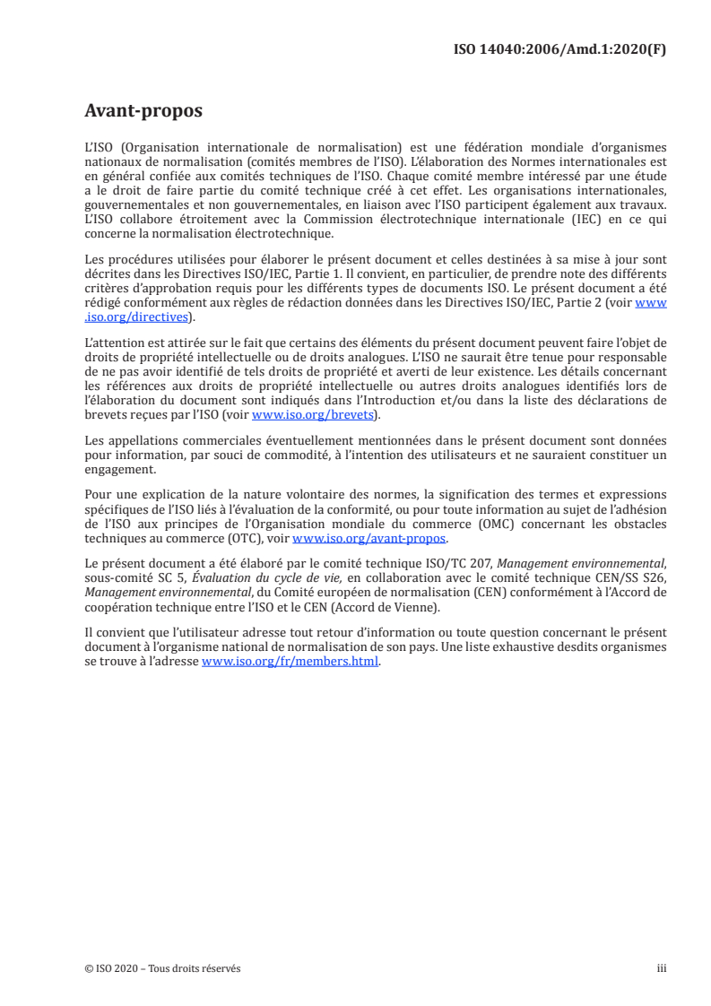 ISO 14040:2006/Amd 1:2020 - Management environnemental — Analyse du cycle de vie — Principes et cadre — Amendement 1
Released:9/24/2020