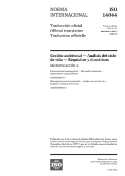 ISO 14044:2006/Amd 2:2020 - Environmental management — Life cycle assessment — Requirements and guidelines — Amendment 2
Released:7/14/2021 - Page 1 preview
