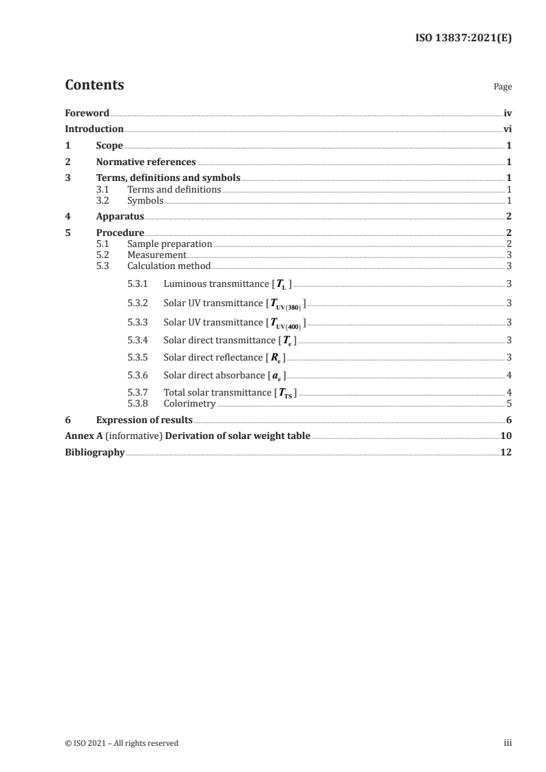 ISO 13837:2021 - Road vehicles — Safety glazing materials — Method for the determination of solar transmittance
Released:9/28/2021