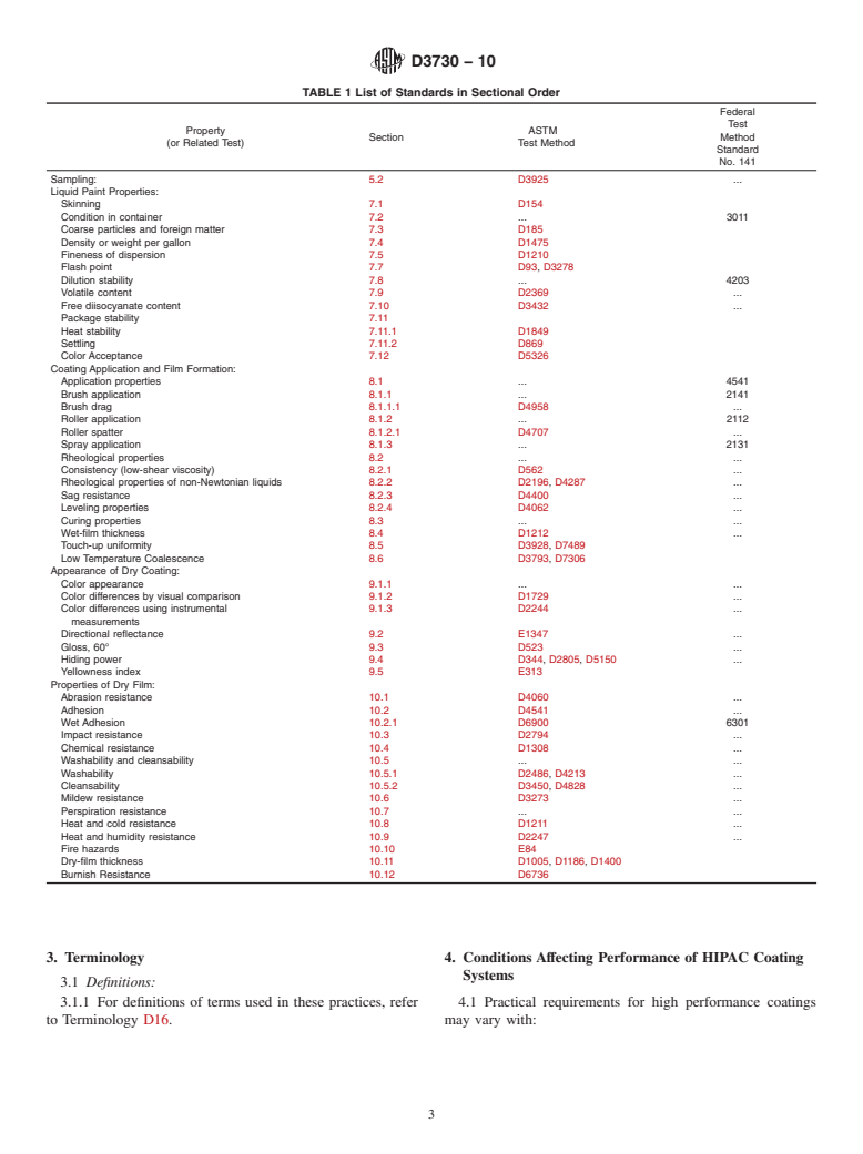 ASTM D3730-10 - Standard Guide for Testing High-Performance Interior Architectural Wall Coatings