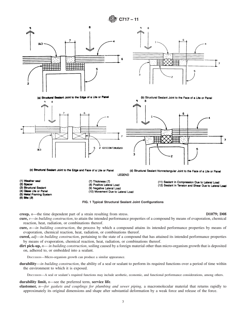 REDLINE ASTM C717-11 - Standard Terminology of  Building Seals and Sealants