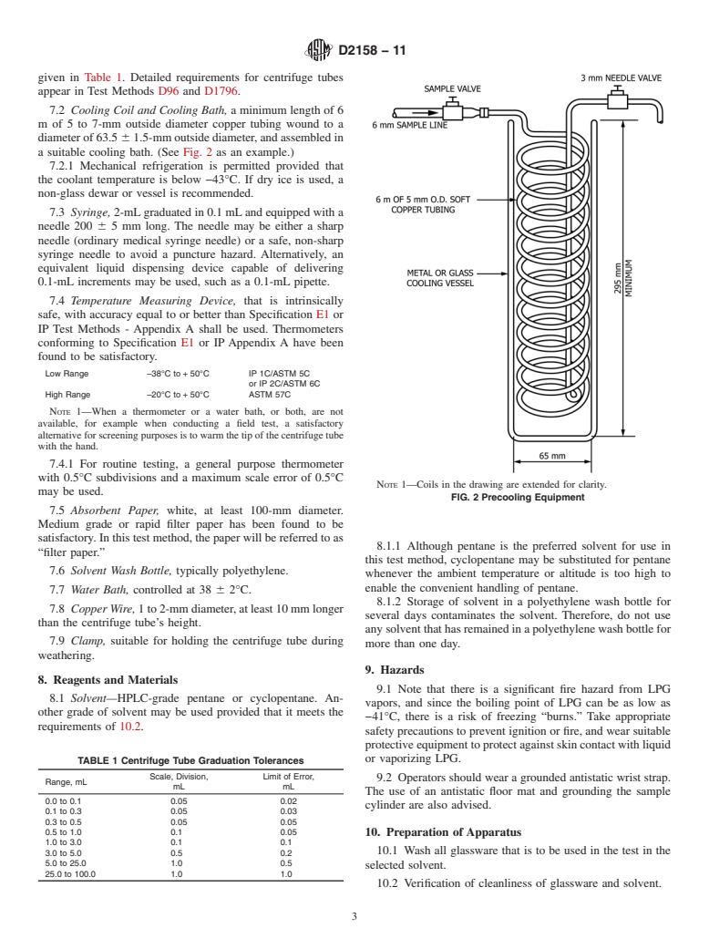 ASTM D2158-11 - Standard Test Method for Residues in Liquefied Petroleum (LP) Gases