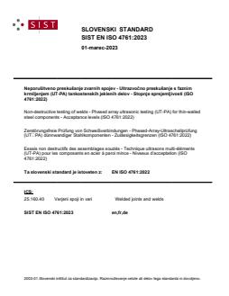 SIST EN ISO 4761:2023 SIST EN ISO 4761:2023 - Page 1 preview