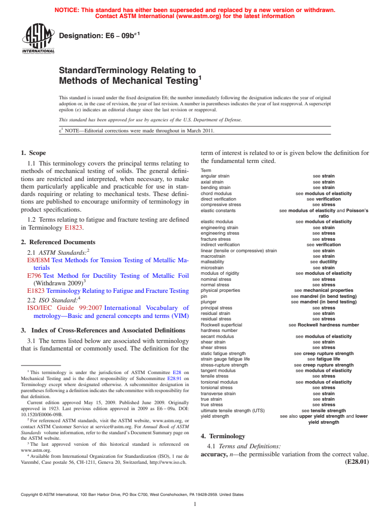 ASTM E6-09be1 - Standard Terminology Relating to  Methods of Mechanical Testing