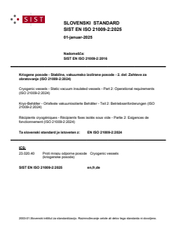 EN ISO 21009-2:2024 EN ISO 21009-2:2025 - Page 1 preview