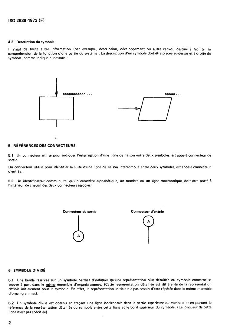 ISO 2636:1973 ISO 2636:1973 - Information processing — Conventions for incorporating flowchart symbols in flowcharts
Released:5/1/1973 - Page 4 preview