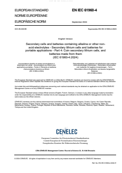 EN IEC 61960-4:2024 - Page 3 preview