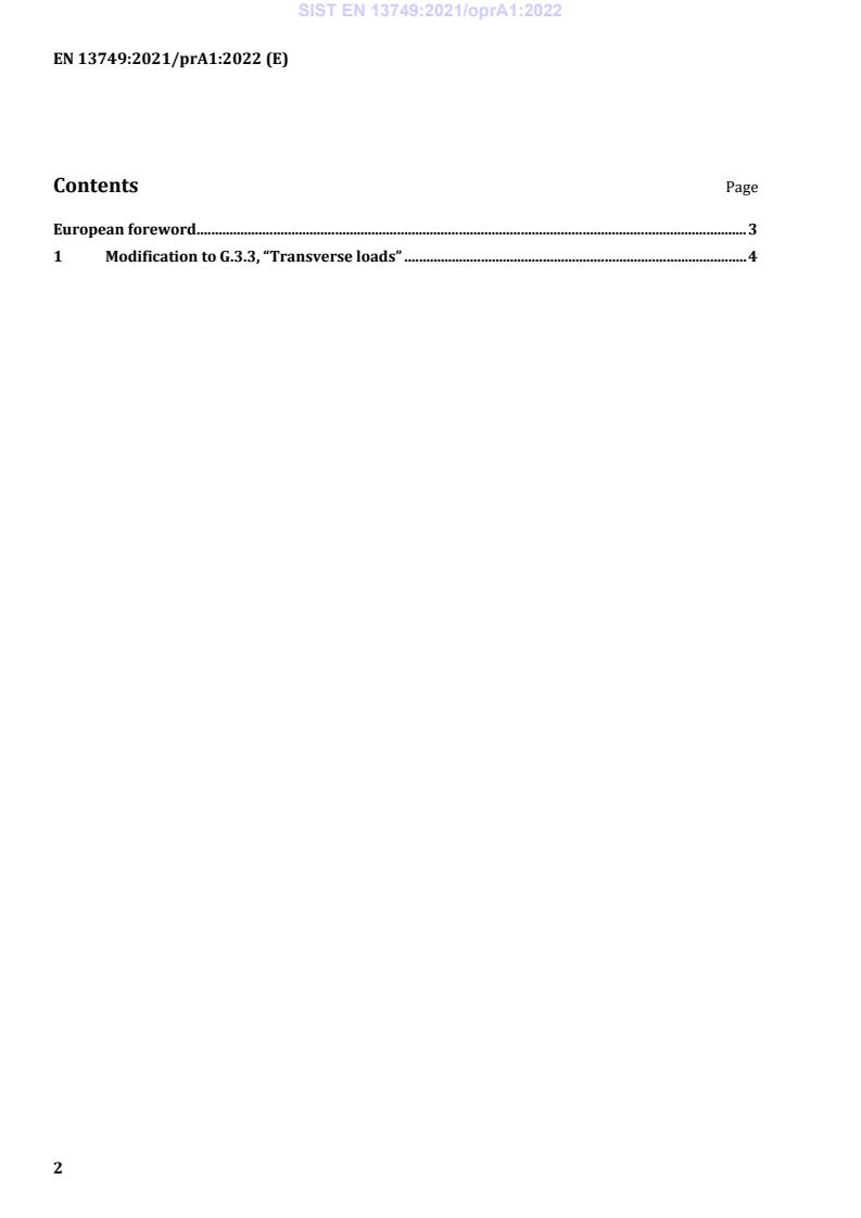 EN 13749:2021/prA1 EN 13749:2021/oprA1:2022 - Page 4 preview
